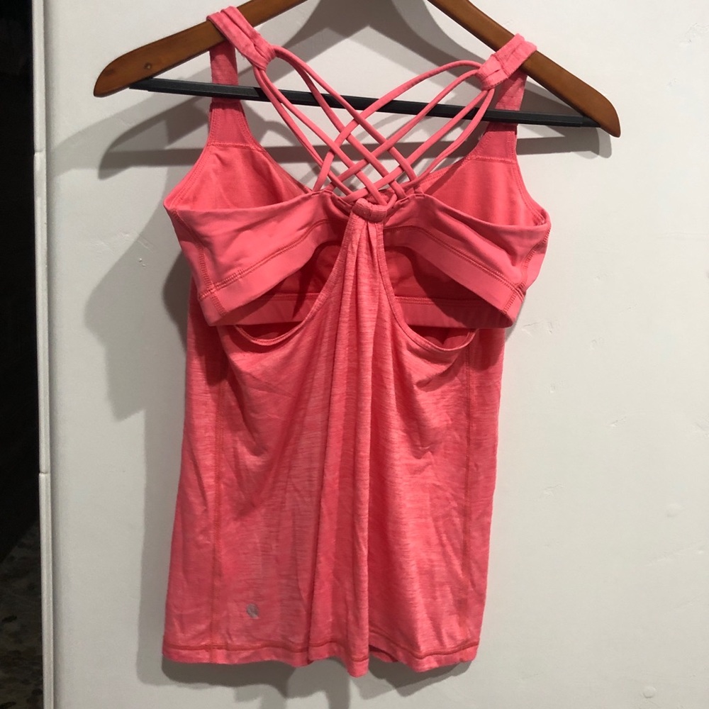Lululemon tank with built in sports bra